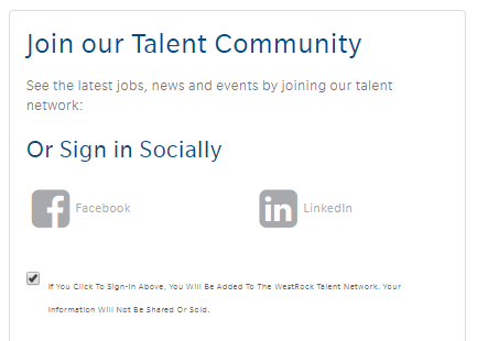 Talent Community Recruiting Widget