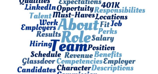 Words that are used in the best job descriptions