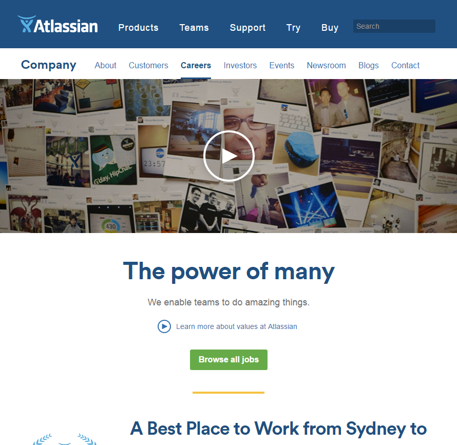 best-company-career-sites-atlassian-ongig