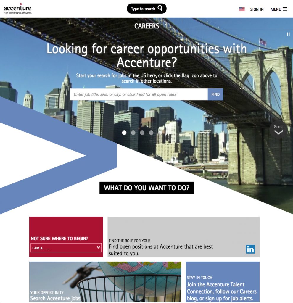 Best Company Career Sites Accenture | Ongig Blog