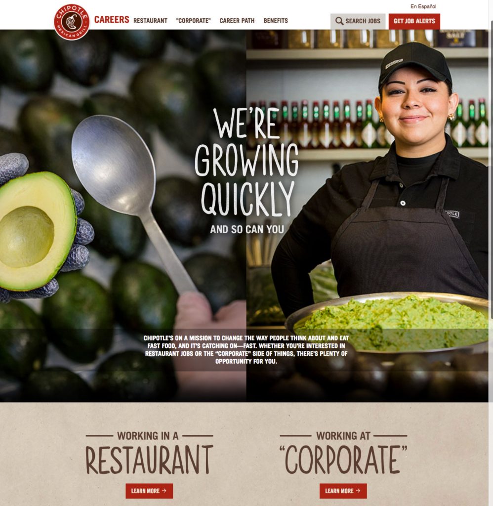 Best Company Career Sites Chipotle Ongig Blog