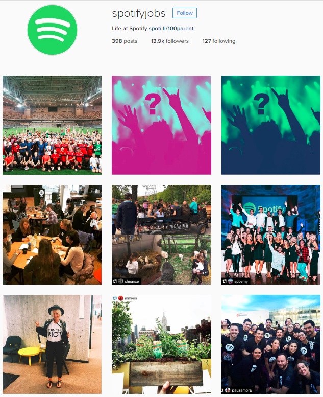 Spotify Instagram Feed