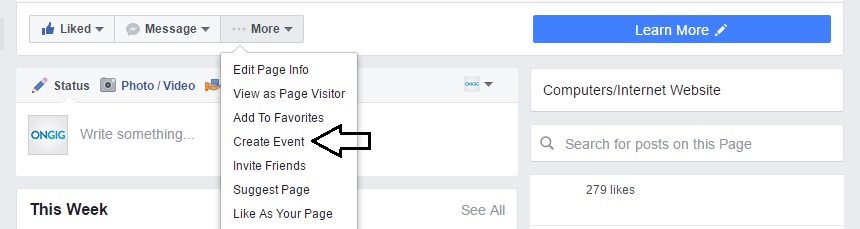 Create Event Facebook Careers Page Ongig Blog
