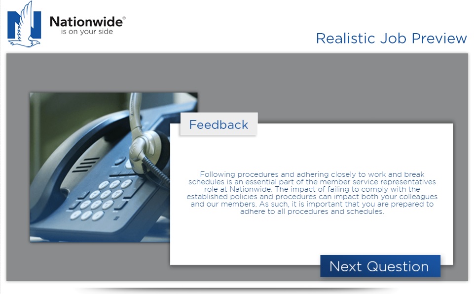 Nationwide Realistic Job Preview Q3 Answer C Ongig Blog
