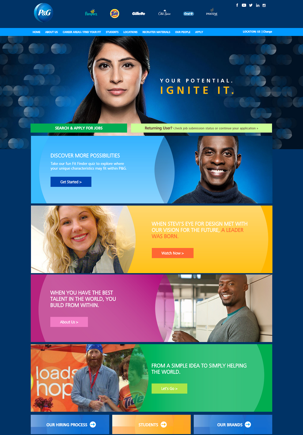 Best Company Career Sites Procter & Gamble - Ongig Blog
