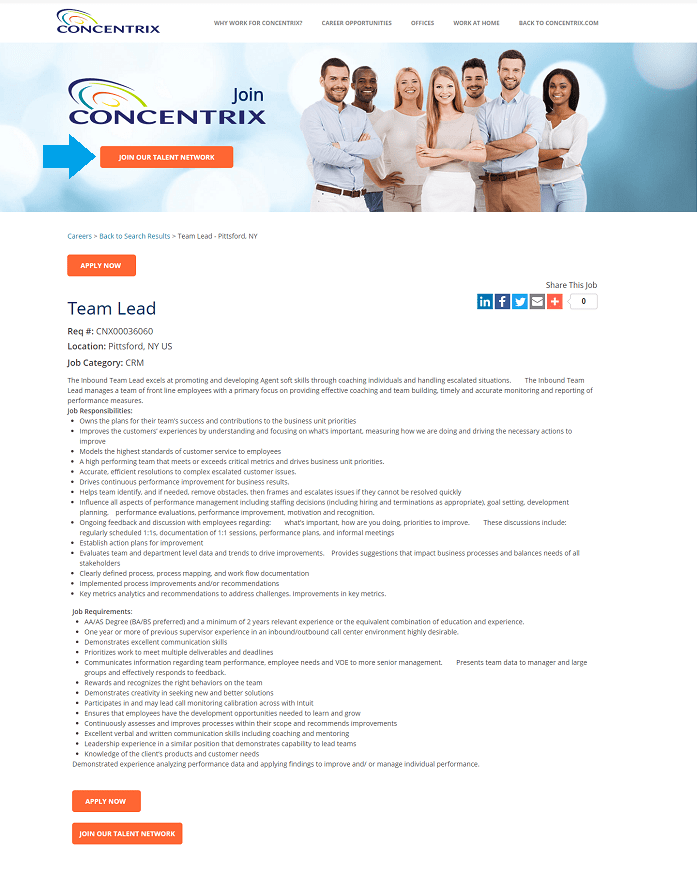Concentrix Talent Community Opt In