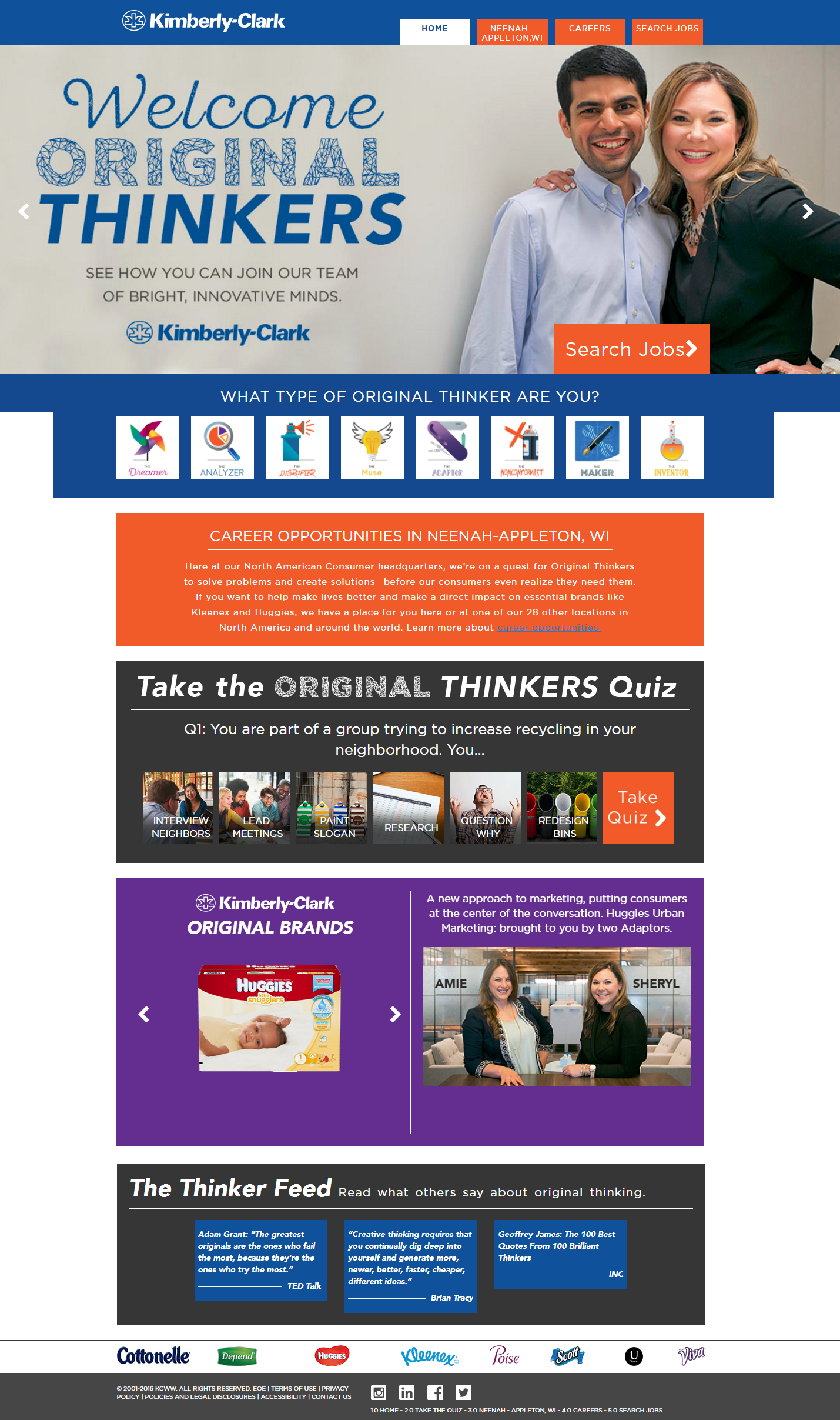 Kimberly-Clark Careers  Neenah-Appleton, Wisconsin