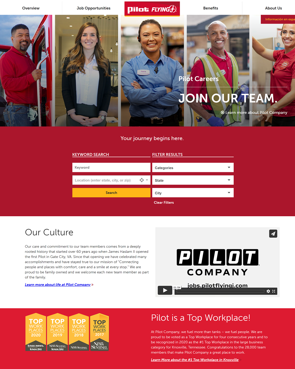 pilot j flying career page