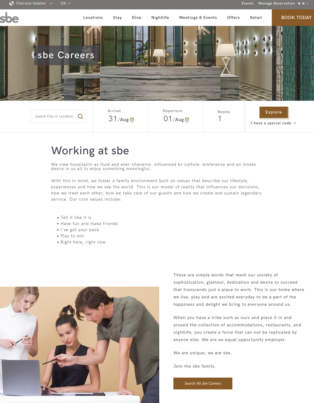 sbe career page