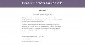 Ongig and Gender Decoder are Textio alternatives