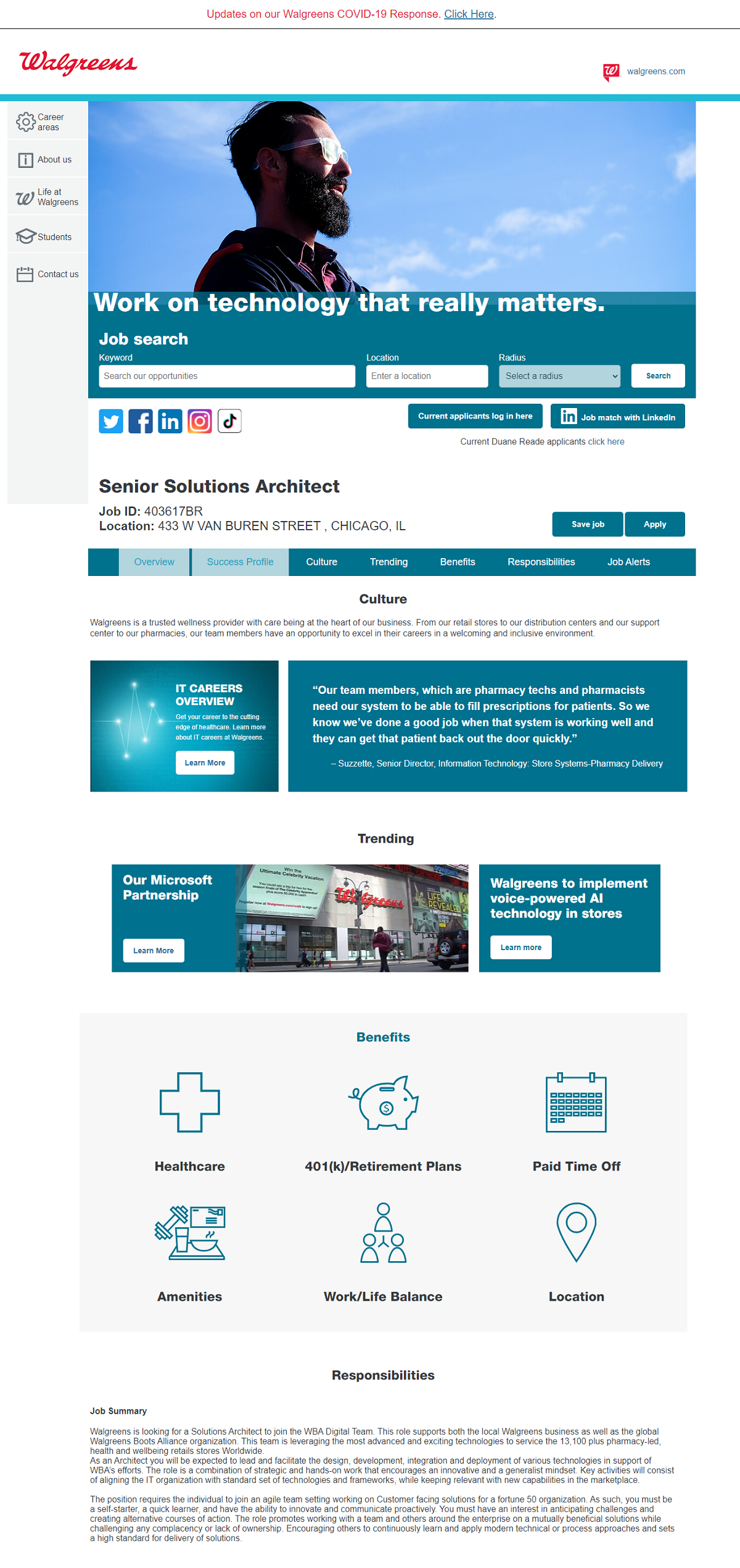 walgreens brassring ats job page overlay