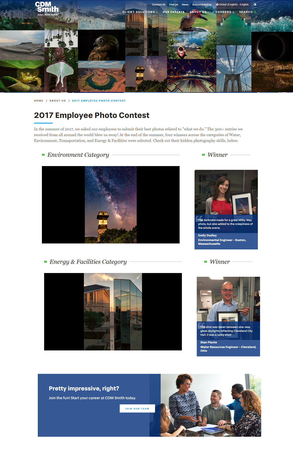 CDM Smith Employee Photo Contest