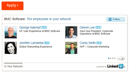 LinkedIn Widget on Dynamic Job Descriptions