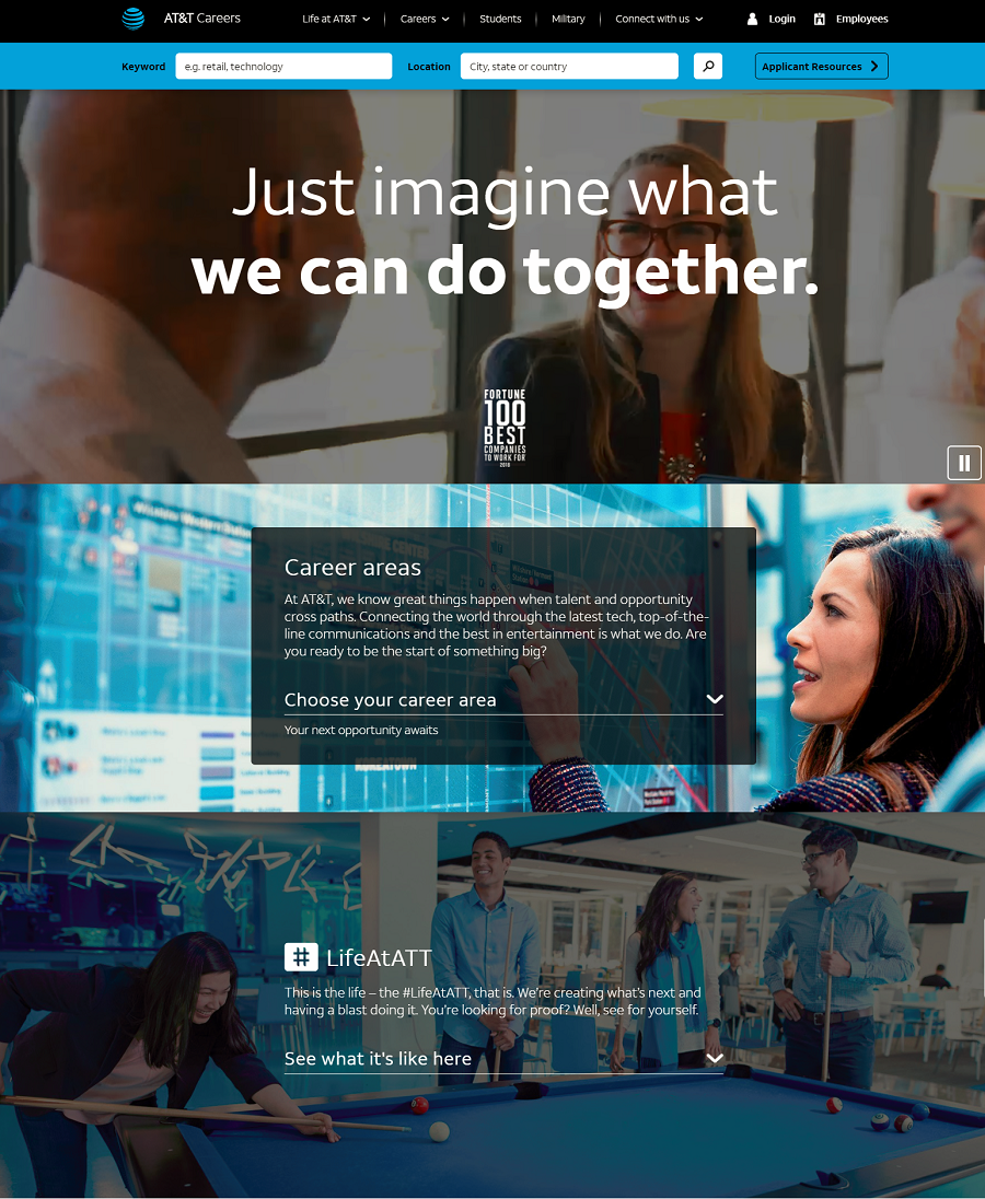 AT&T Company Career Site