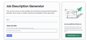 Job description generator