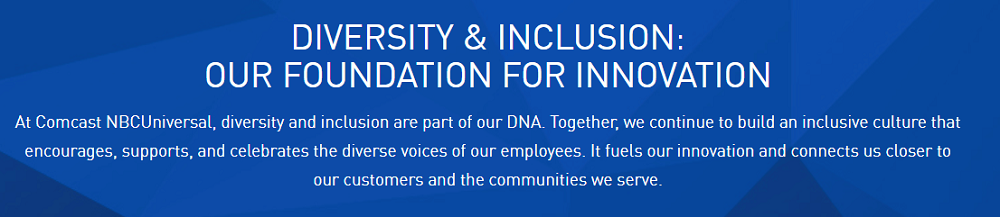 Comcast Diversity Statement (Diversity Statements blog)