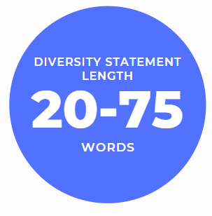 how long should your diversity statement be