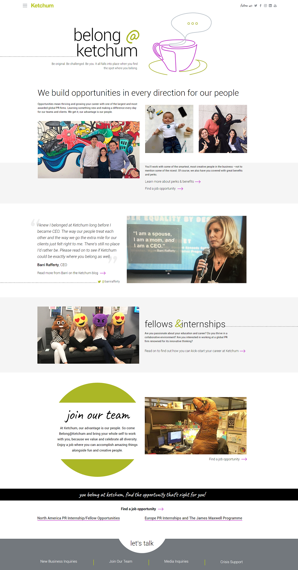 Ketchum Career Page