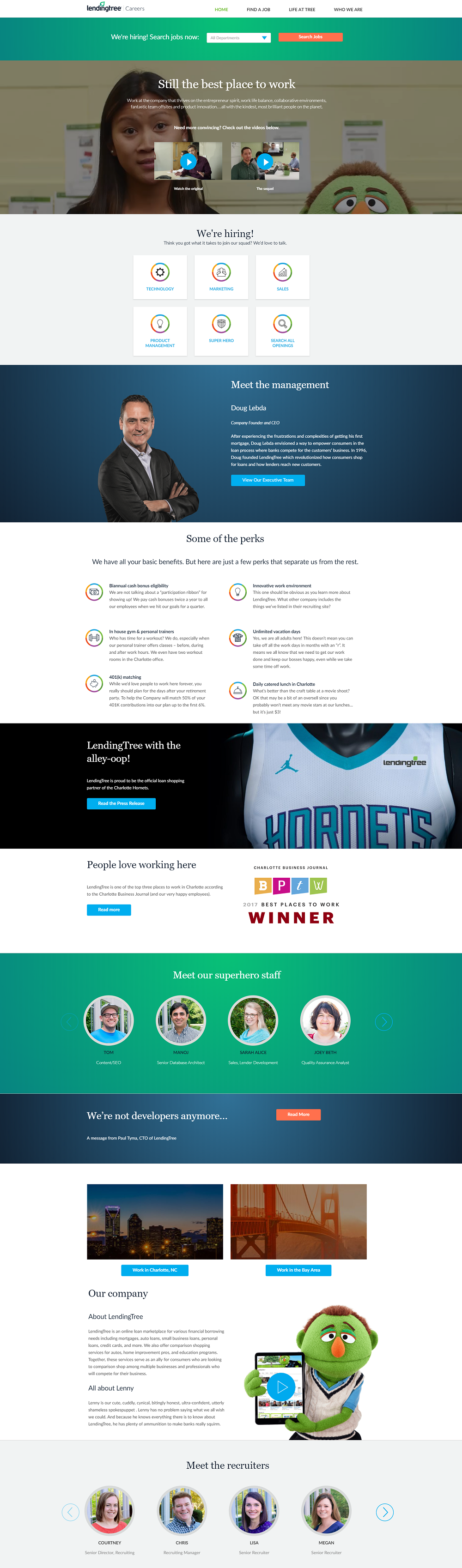 Lending Tree Career Page