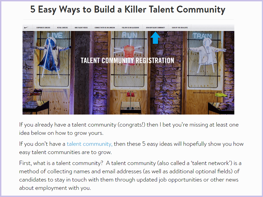 5 Easy Ways to Build a Killer Talent Community