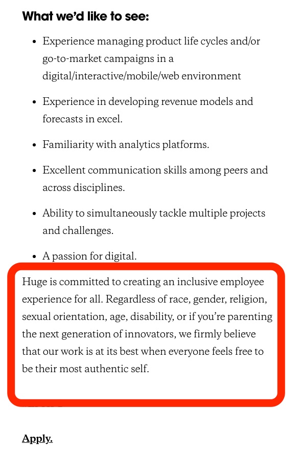job profile examples