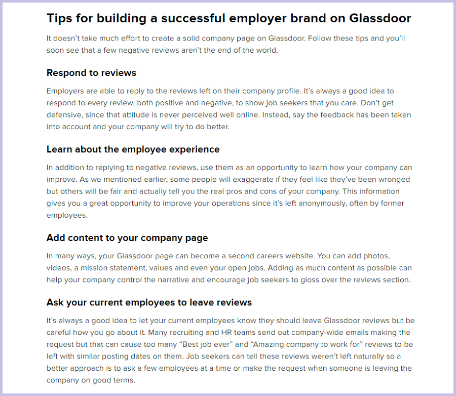 Tips for building a successful employer brand