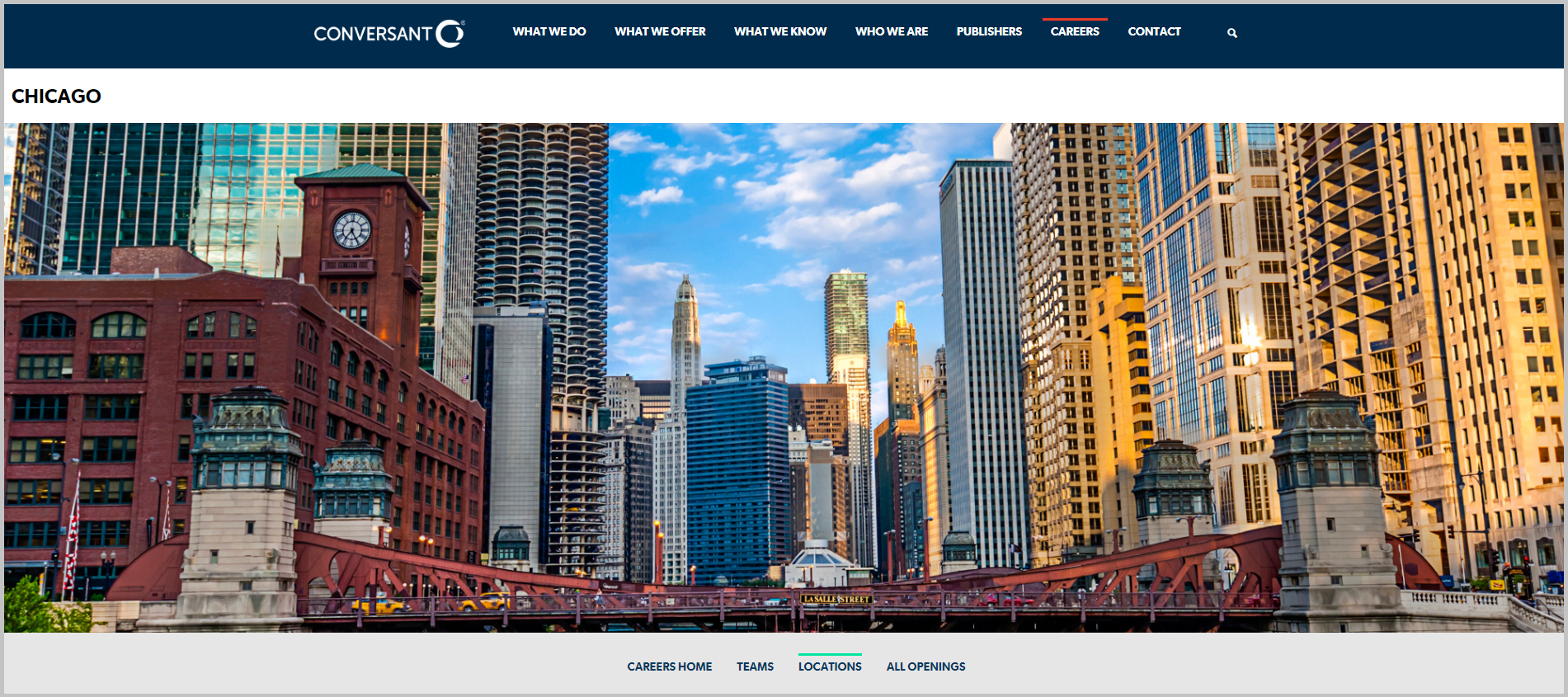 Chicago Recruiting Microsite Feature Media