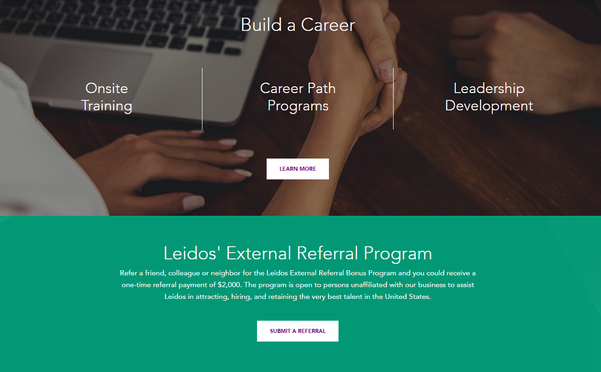 Leidos referral program