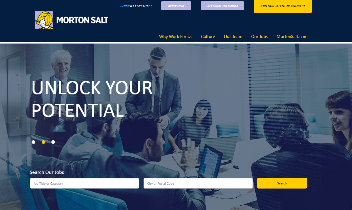 Morton Salt career page