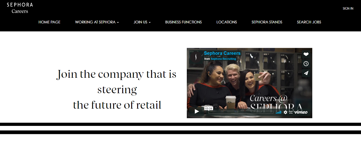 Sephora: pictures, videos and careers