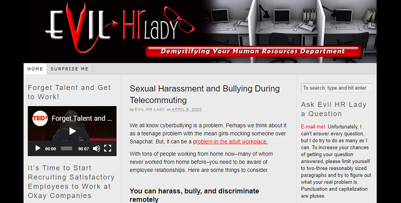 evil hr lady blog homepage
