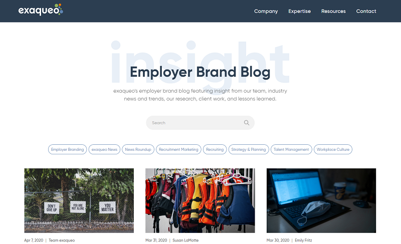 exaqueo employer brand blog