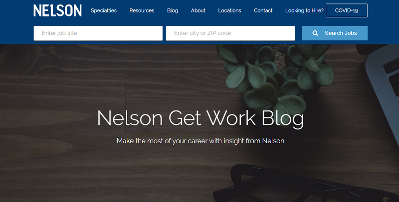 nelsonjobs blog homepage