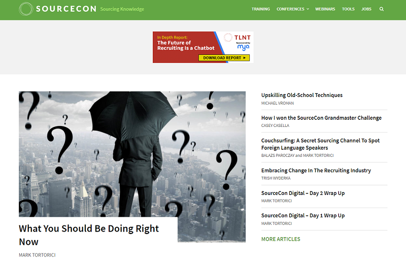 sourcecon blog homepage