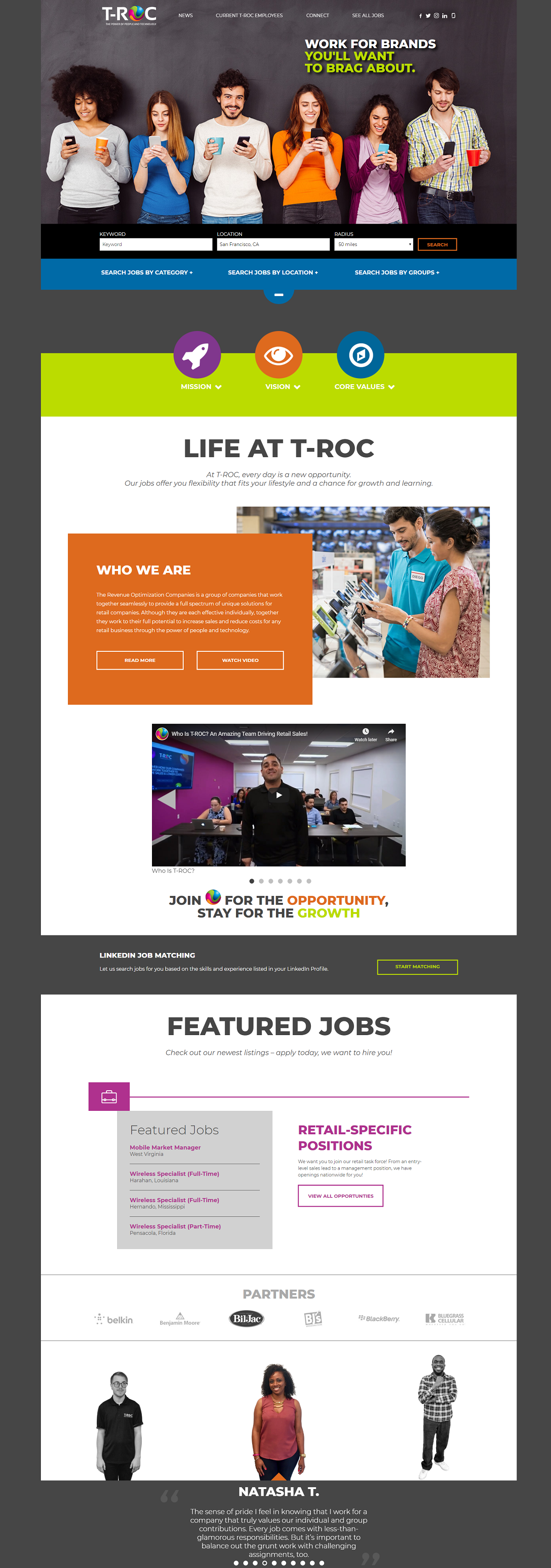 T-roc company career page