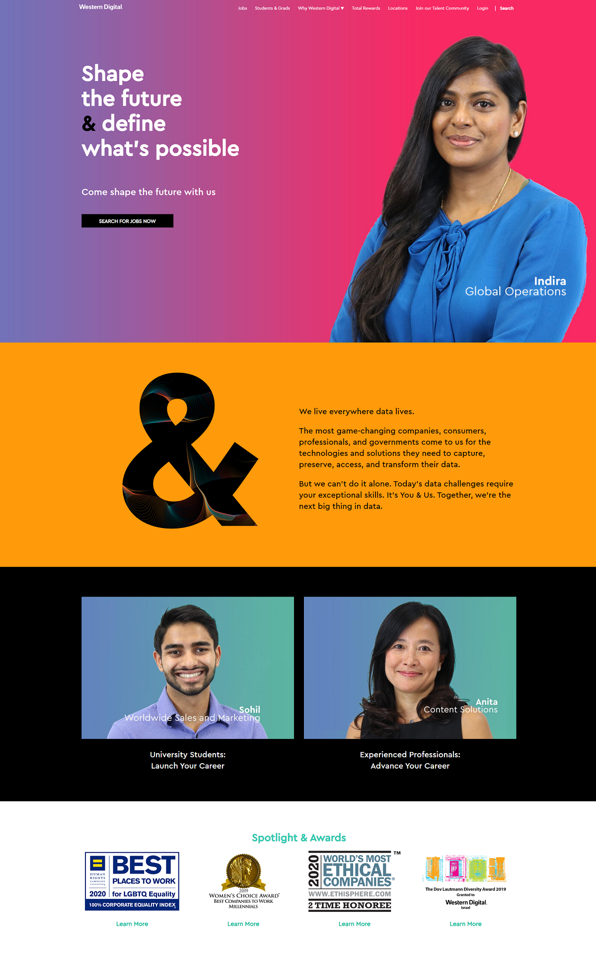 Western Digital company career page 