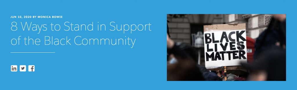 Salesforce Blog Supporting the Black Community