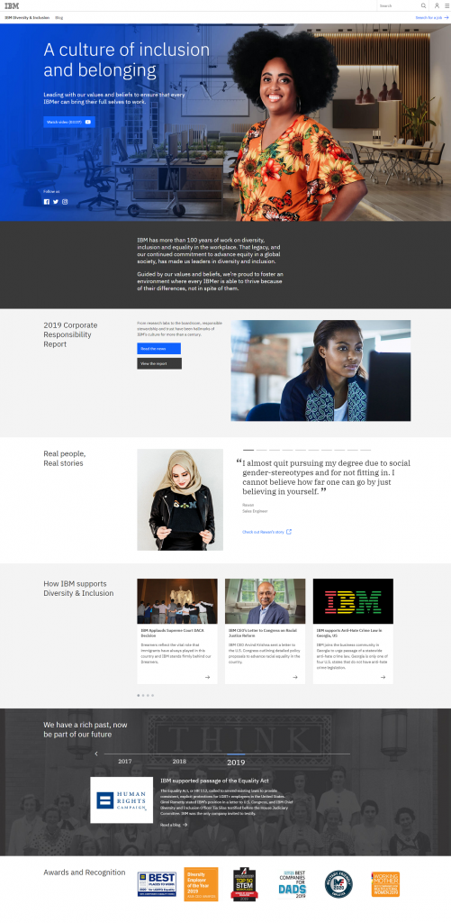 5 Impressive Diversity Pages | Ongig Blog