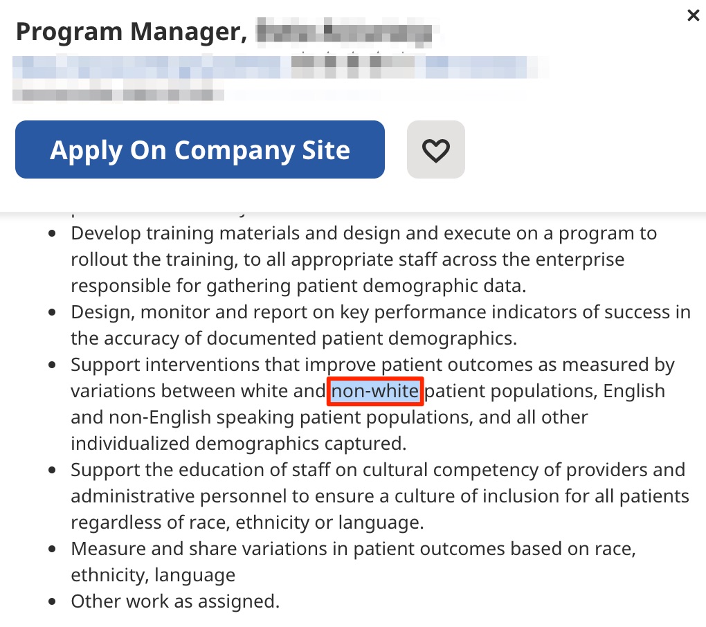 non-white bias toward poc