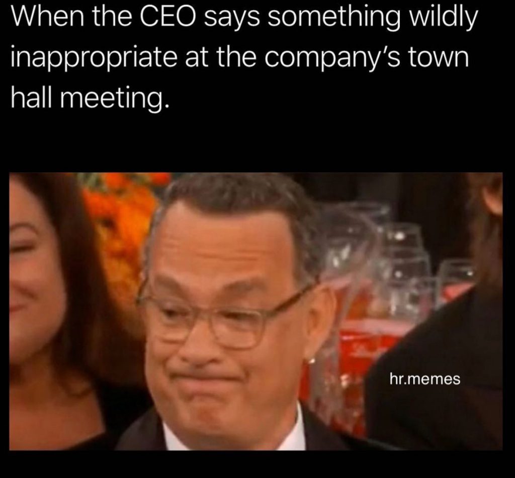 HR_Memes___hr_memes__town_hall | Ongig Blog hr manager meme