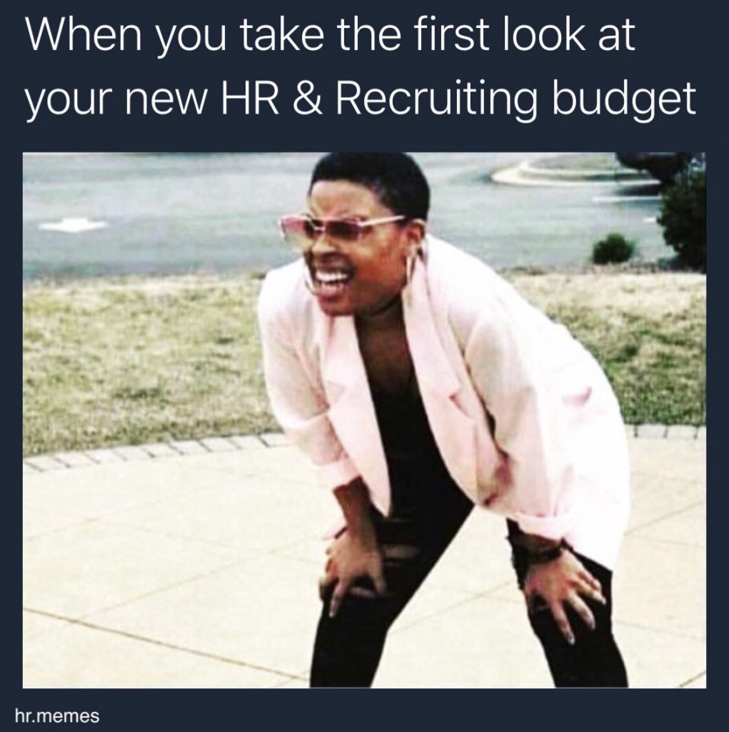 hr budget memes
