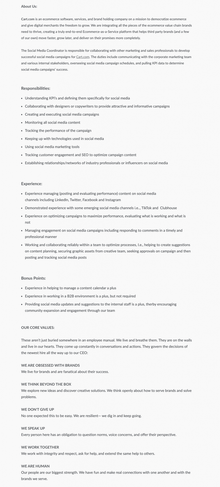 5 Examples of a Social Media Coordinator Job Description Ongig Blog