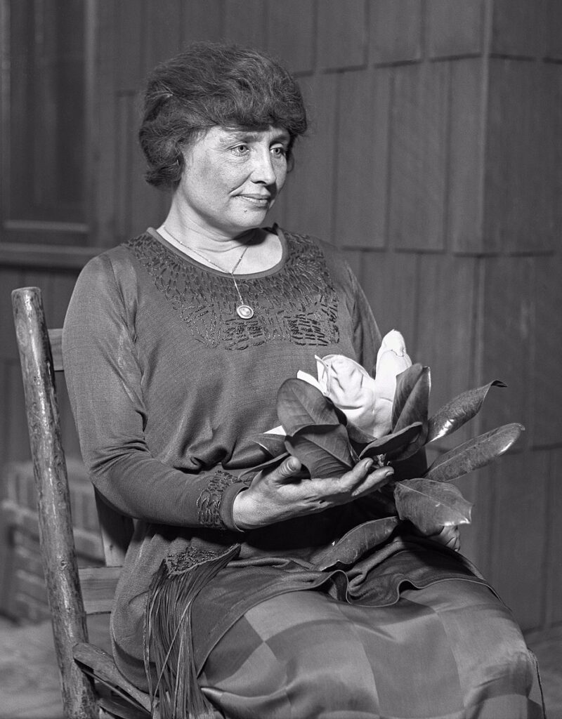 famous blind writer helen keller