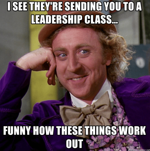 meme about leadership class