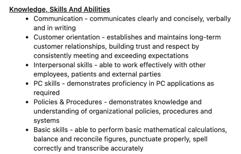 common-list-of-knowledge-skills-and-abilities