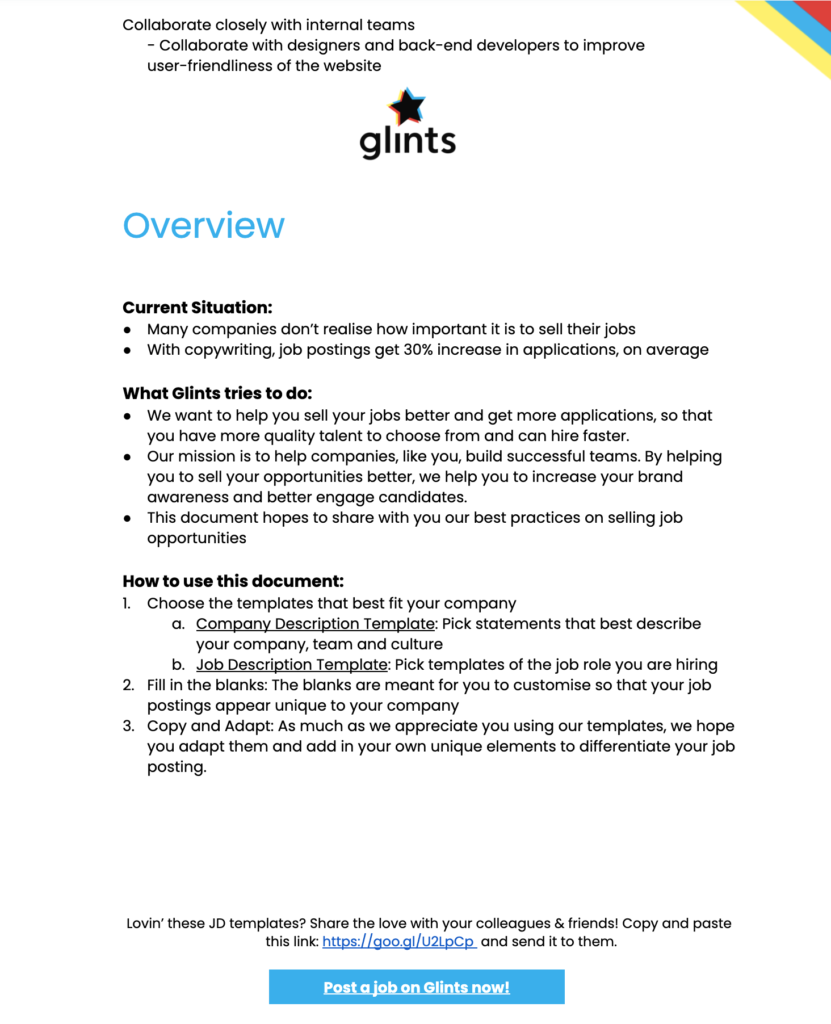 3 Free Job Description Templates for Google Docs Ongig Blog