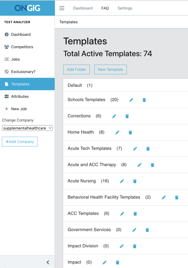 ongig creating a job description template