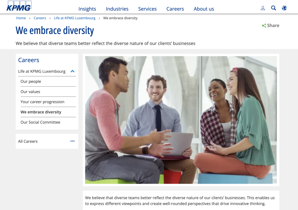 inclusive phrases career site