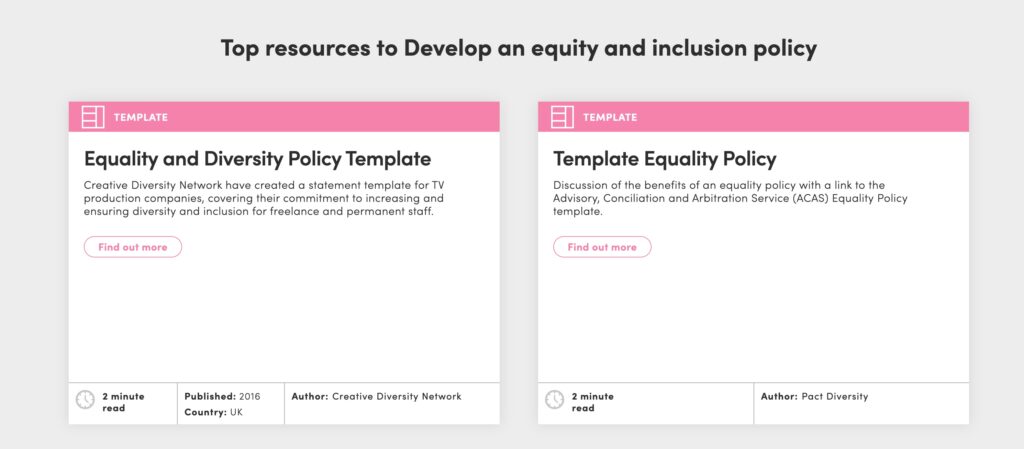 Diversity and Inclusion Strategy Template by Creative Equity