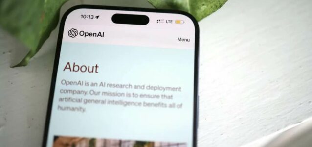 OpenAI on cellphone (ChatGPT bias)